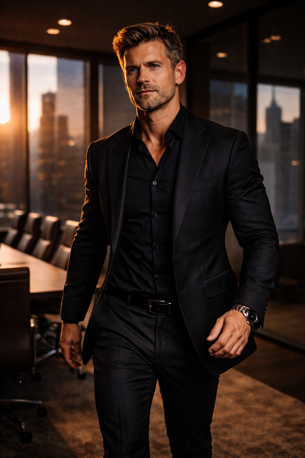 Confident man who has restored his drive and vitality naturally